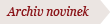 archiv novinek